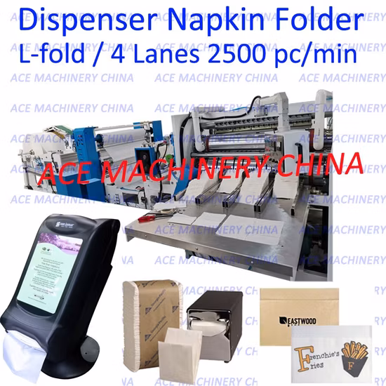 Машина для складывания и конвертирования всплывающих бумажных салфеток для лица