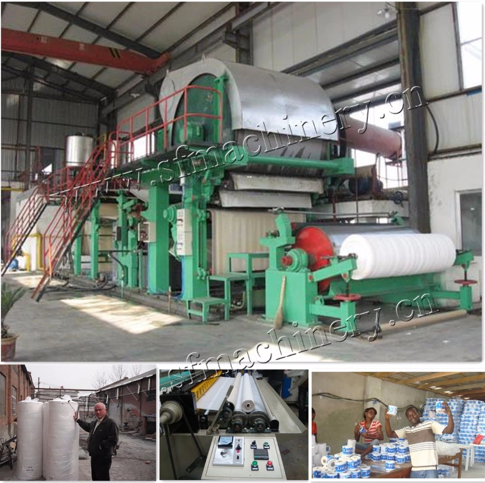 Raw Toilet Tissue Paper Factory Supply Paper Converting Manufacturing Machine Line