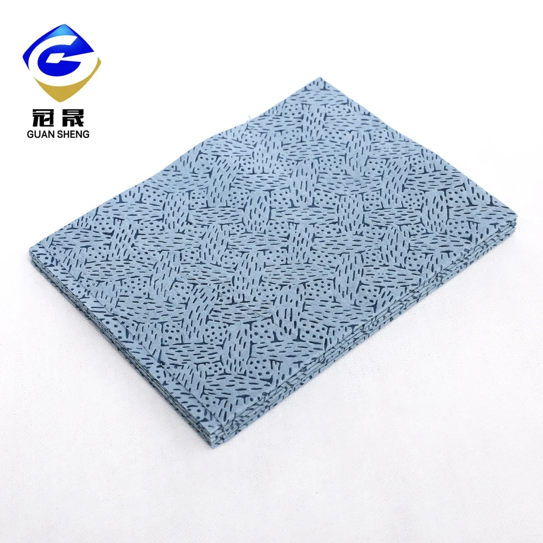 China Manufacture Hot Sell 100% PP Melt-Blown Non-Woven Textile Fabric for Blue Color Oil Absorbing Materials and Industrial Wipes