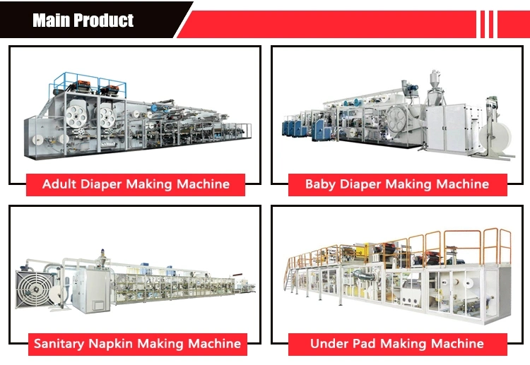 Precision Full Servo Baby Diaper Machine in China