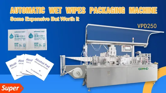 Полностью автоматическая одноразовая машина для снятия макияжа для изготовления косметических влажных салфеток для лица